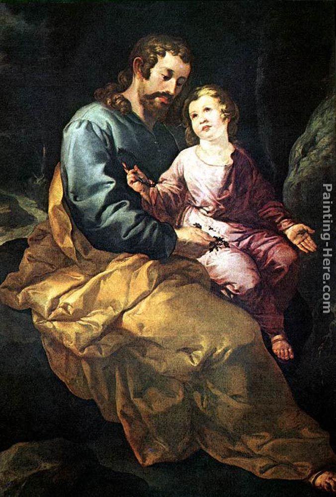 Francisco de Herrera the Elder St Joseph and the Child